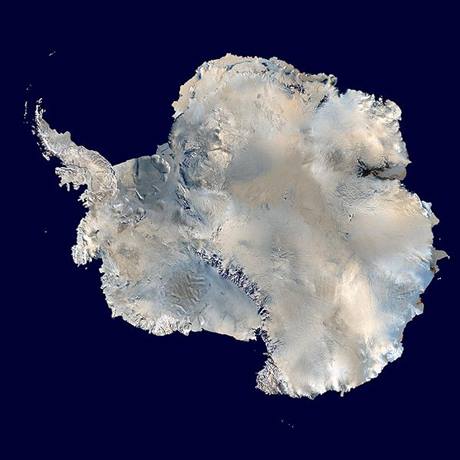 Antarctica from Blue Marble